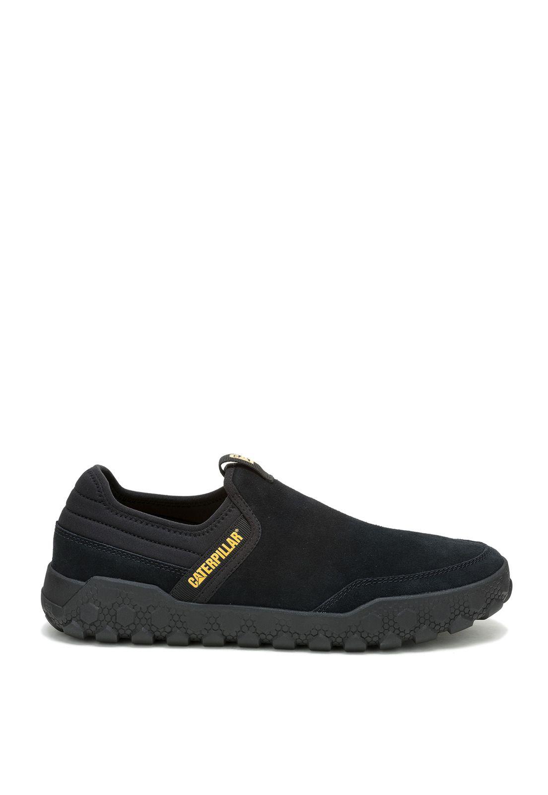 Zapatilla Slip On Gamuza Hombre Hex + Negro -1