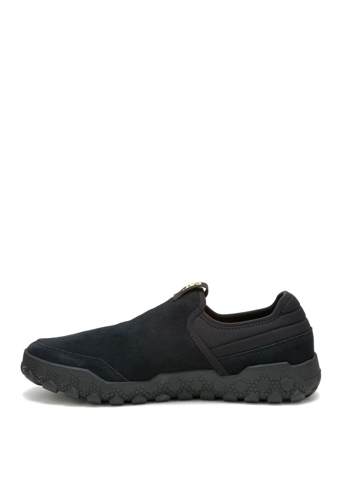Zapatilla Slip On Gamuza Hombre Hex + Negro -4