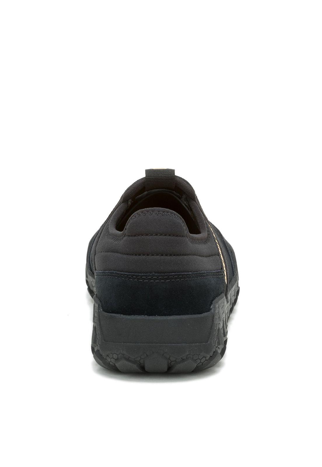 Zapatilla Slip On Gamuza Hombre Hex + Negro -5