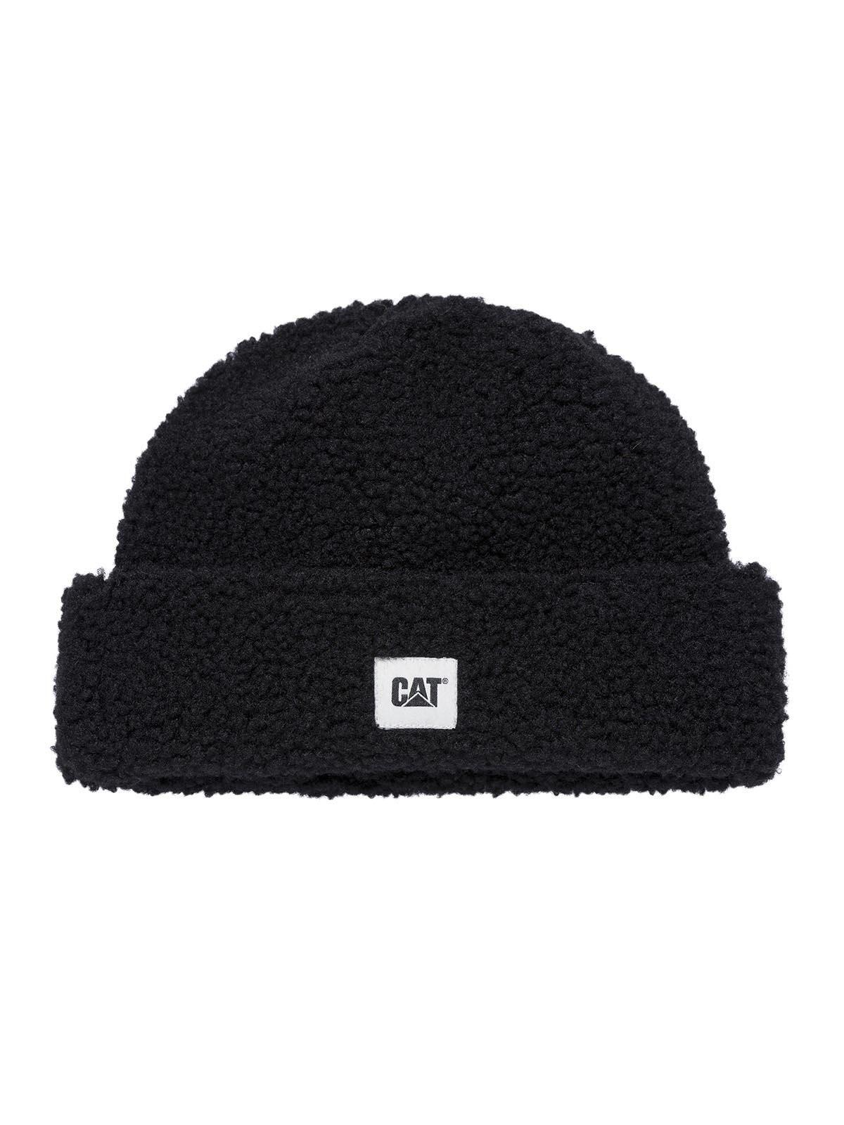 Gorro En Punto Cuffed Sherpa Knit Unisex Negro-2
