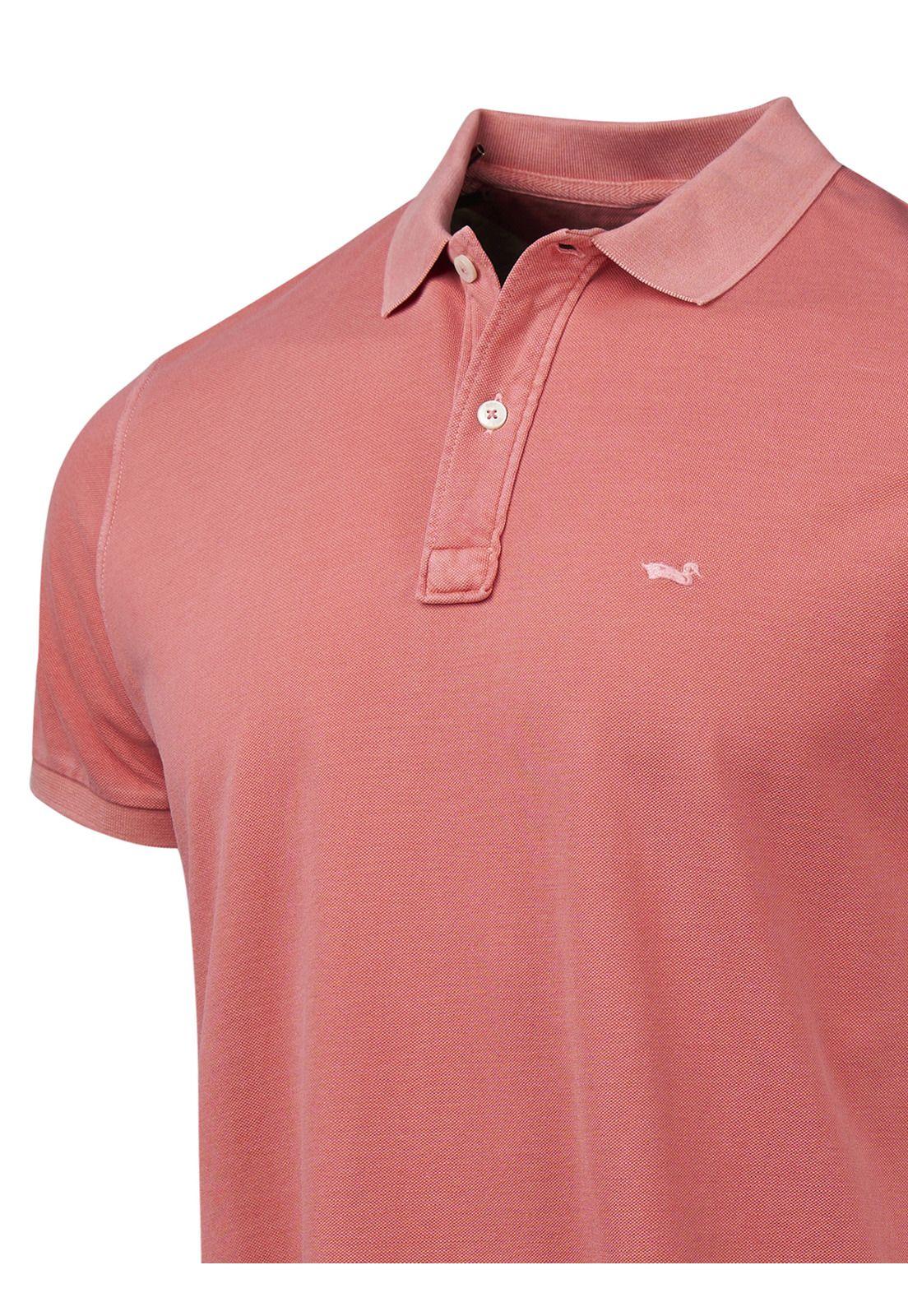 Polera Algodón Orgánico Piquepro Coral Hombre-3