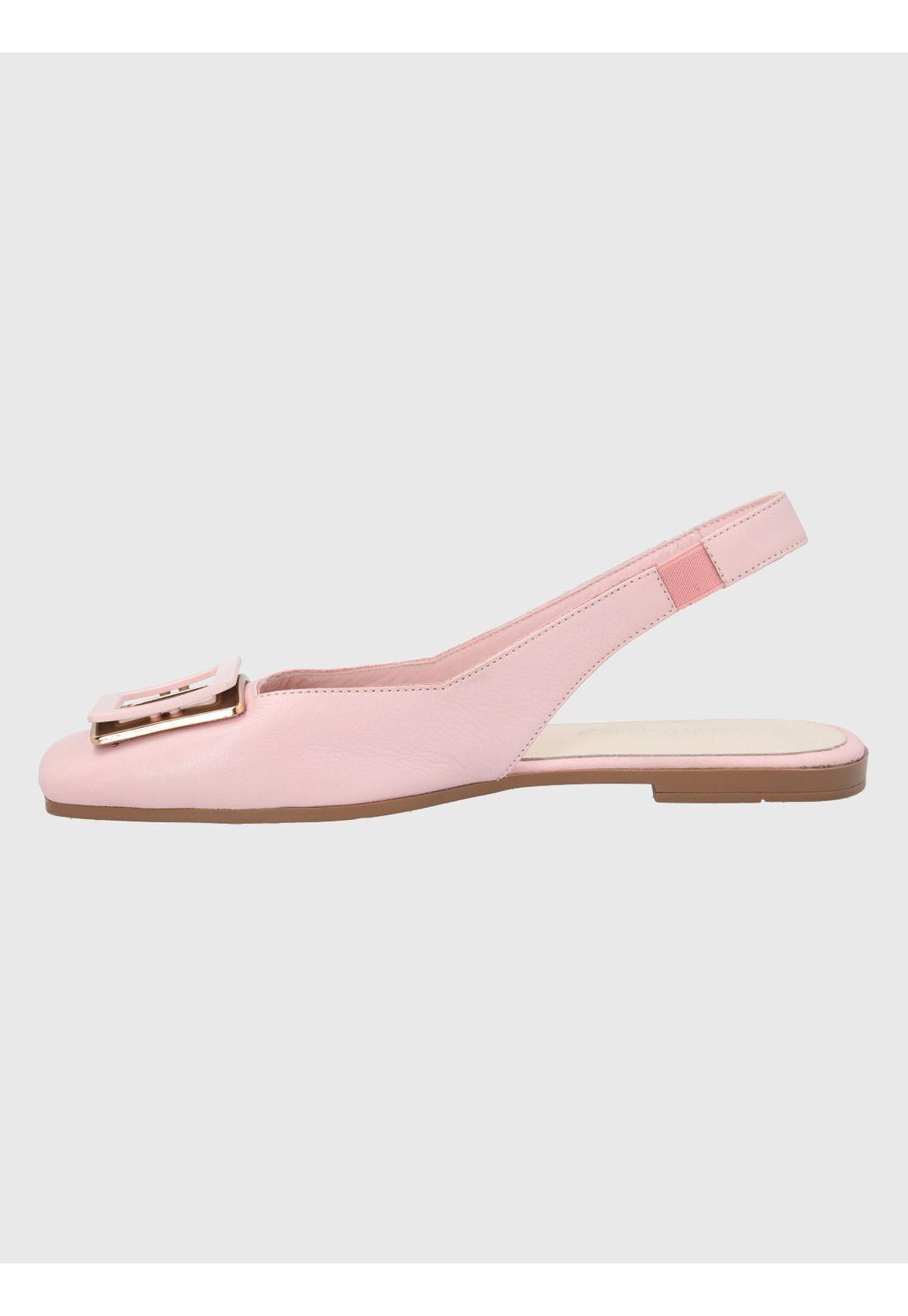 Zapato Cuero Rosado Mujer Gavia -4