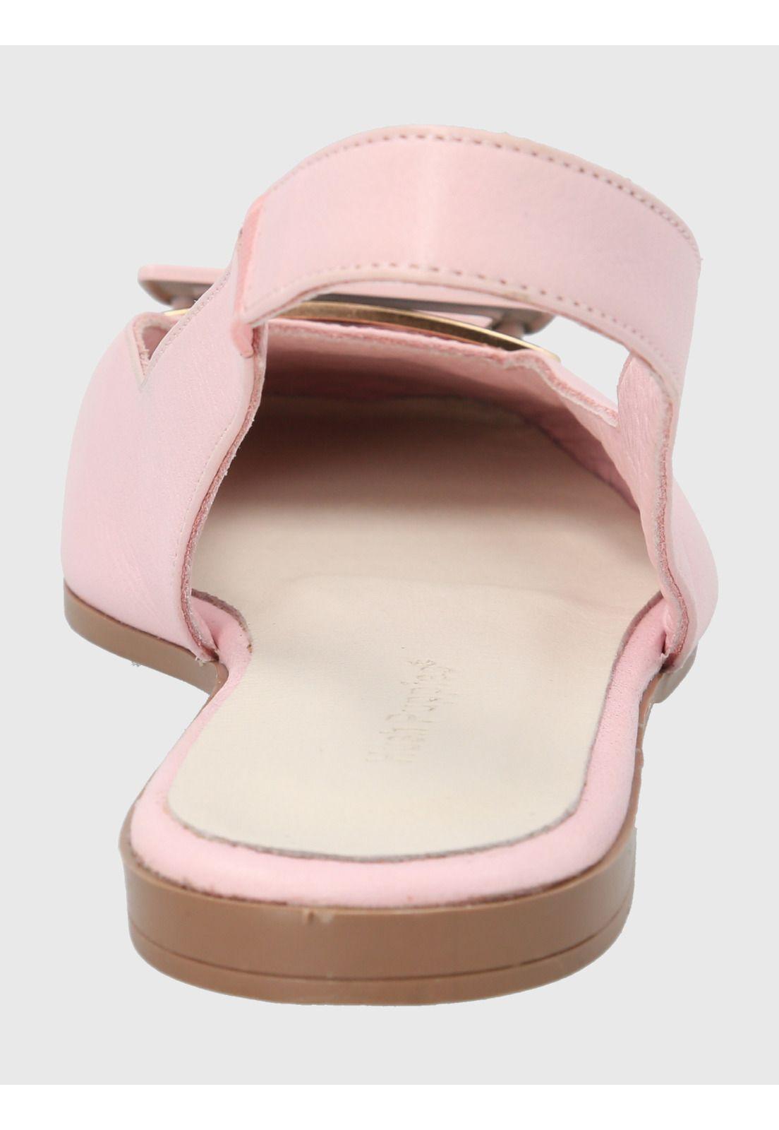 Zapato Cuero Rosado Mujer Gavia -5