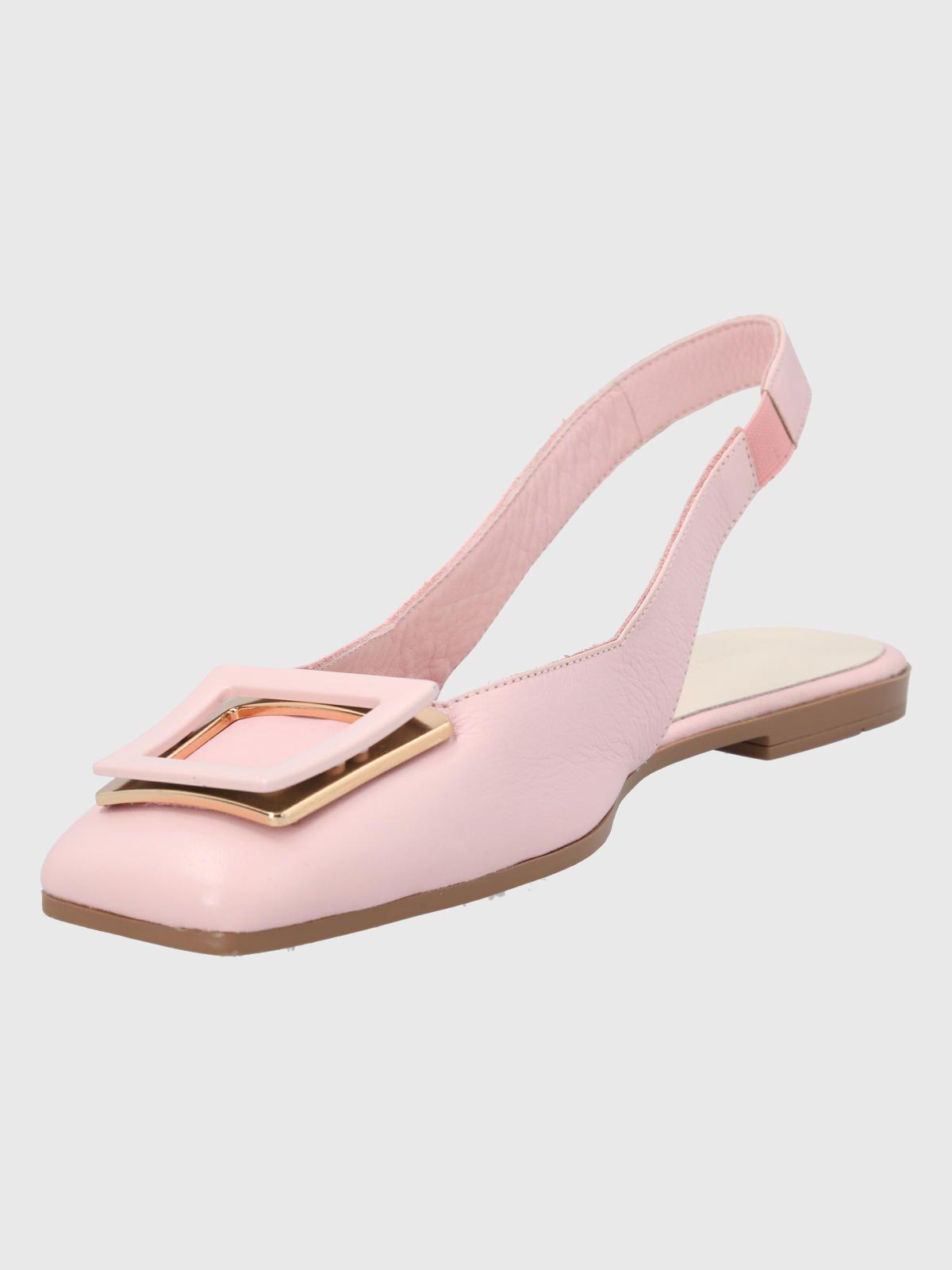 Zapato Cuero Rosado Mujer Gavia -3