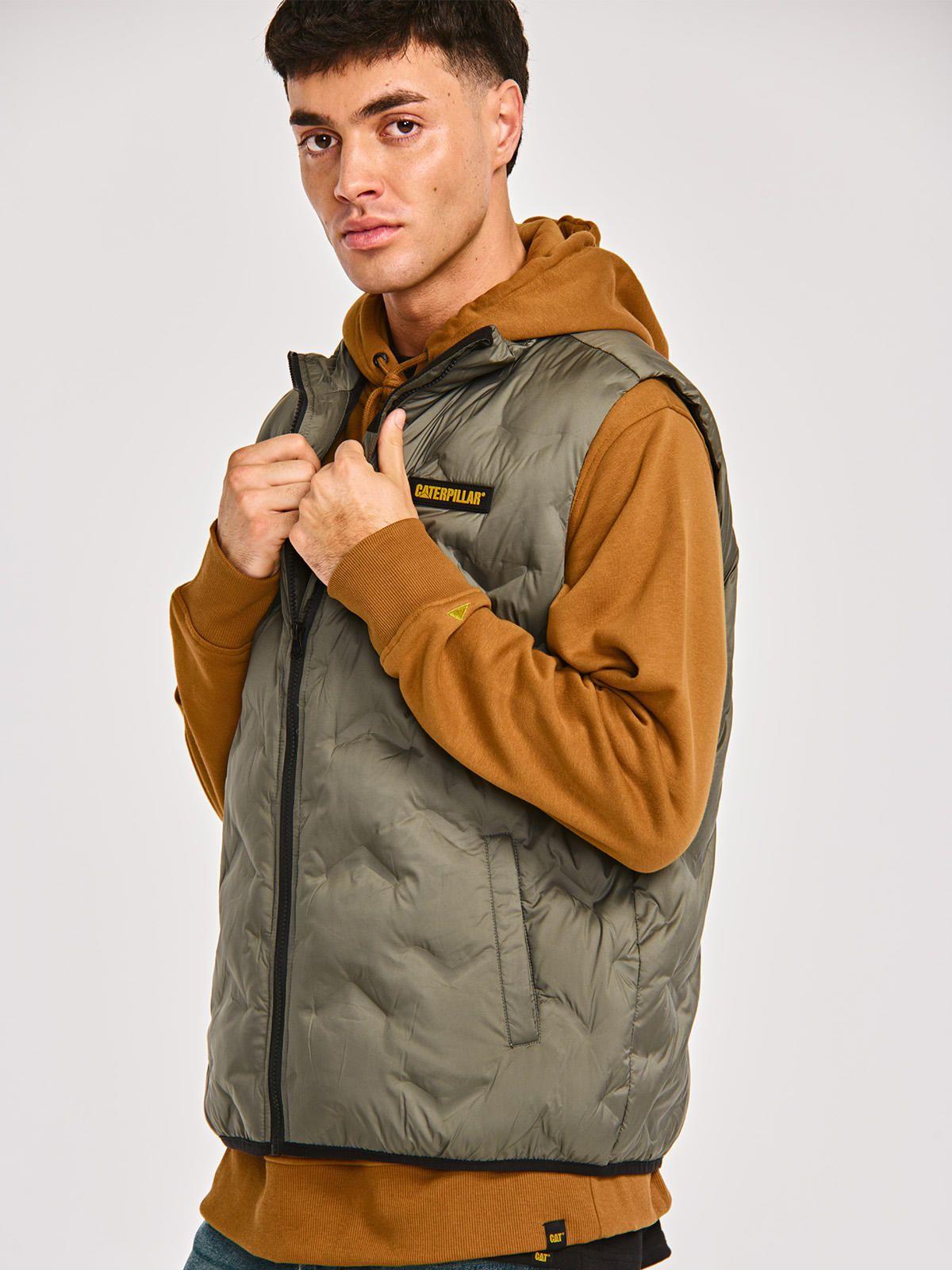 Chaqueta Sin Manga Hombre Bonded MW Ins Vest Gris-3