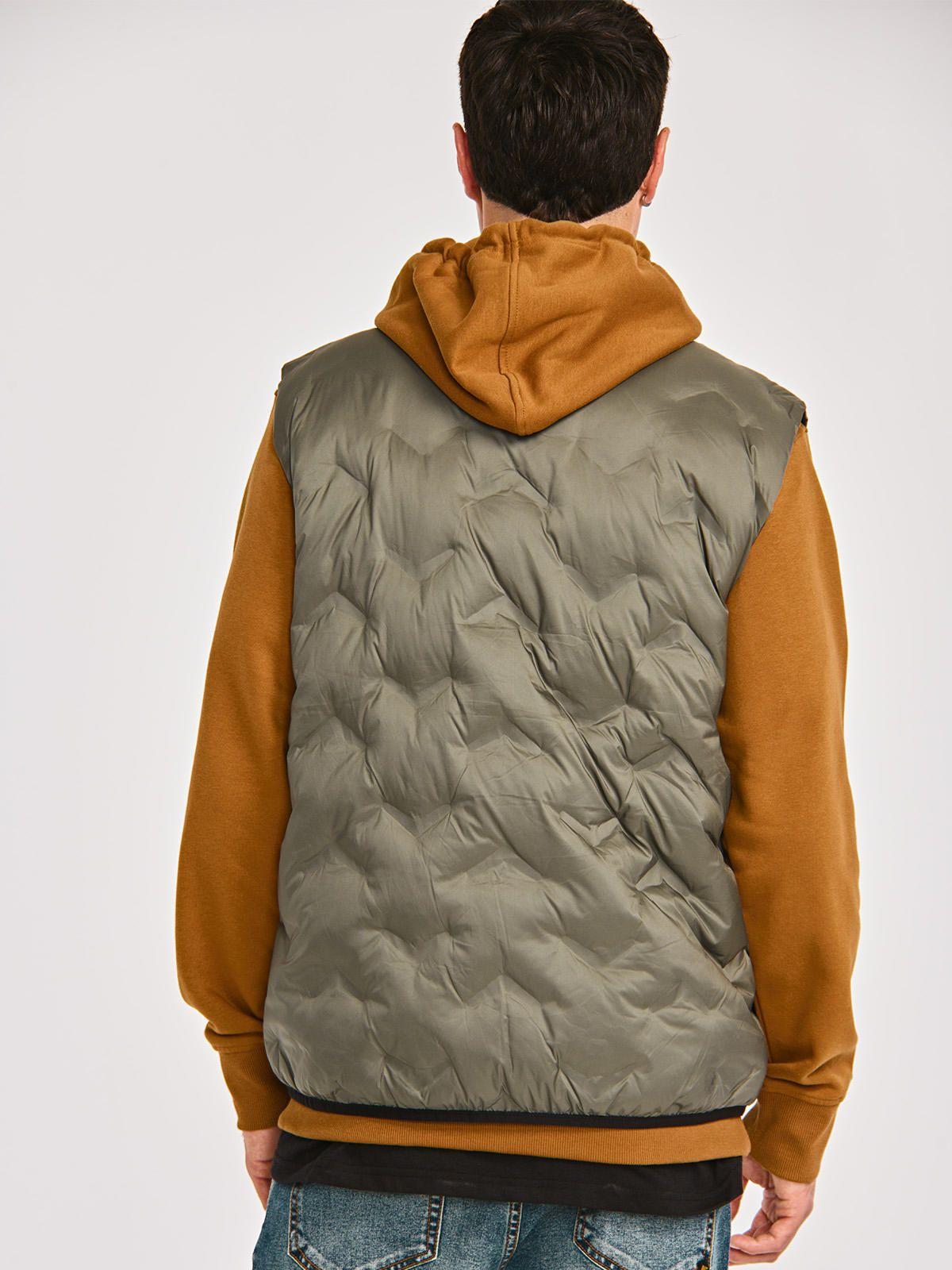 Chaqueta Sin Manga Hombre Bonded MW Ins Vest Gris-4