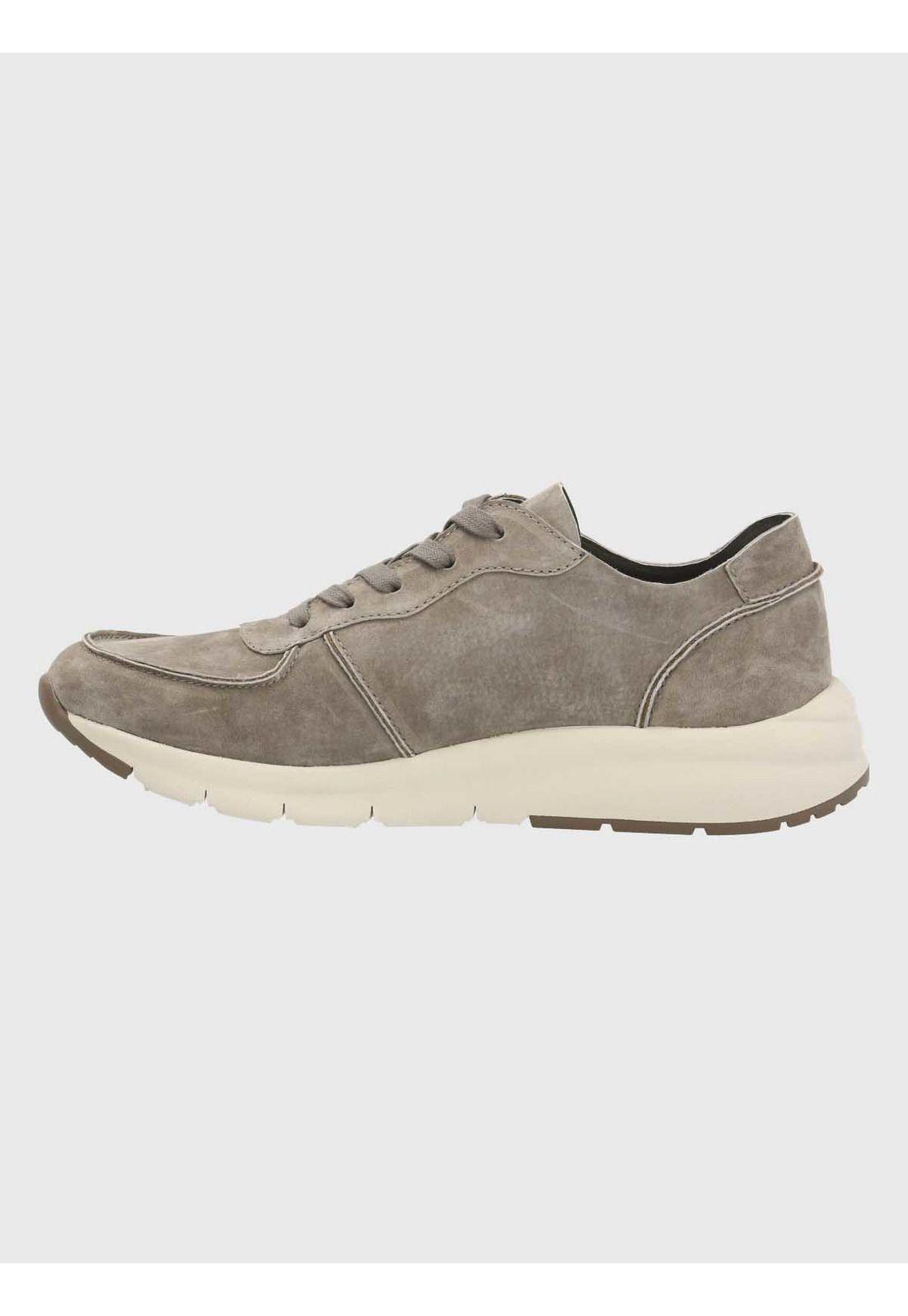 Zapatilla Cuero Hombre Juno Café-5
