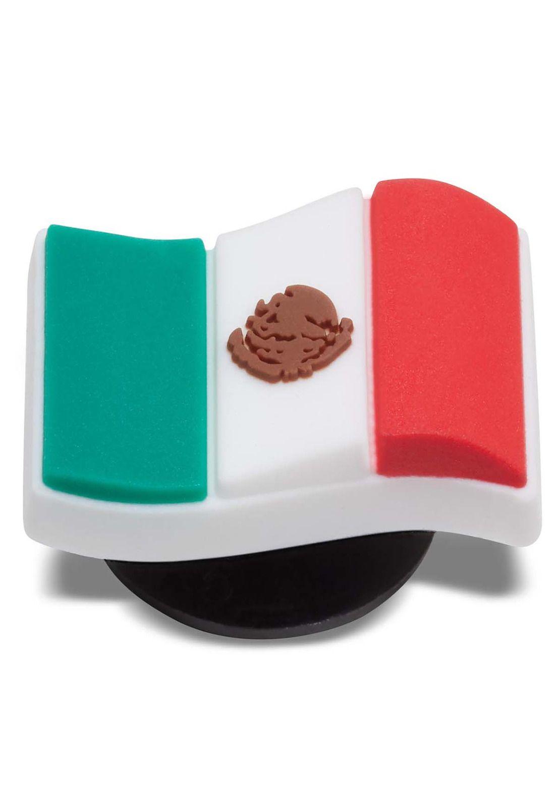 Jibbitz Crocs Bandera De México Blanco-2