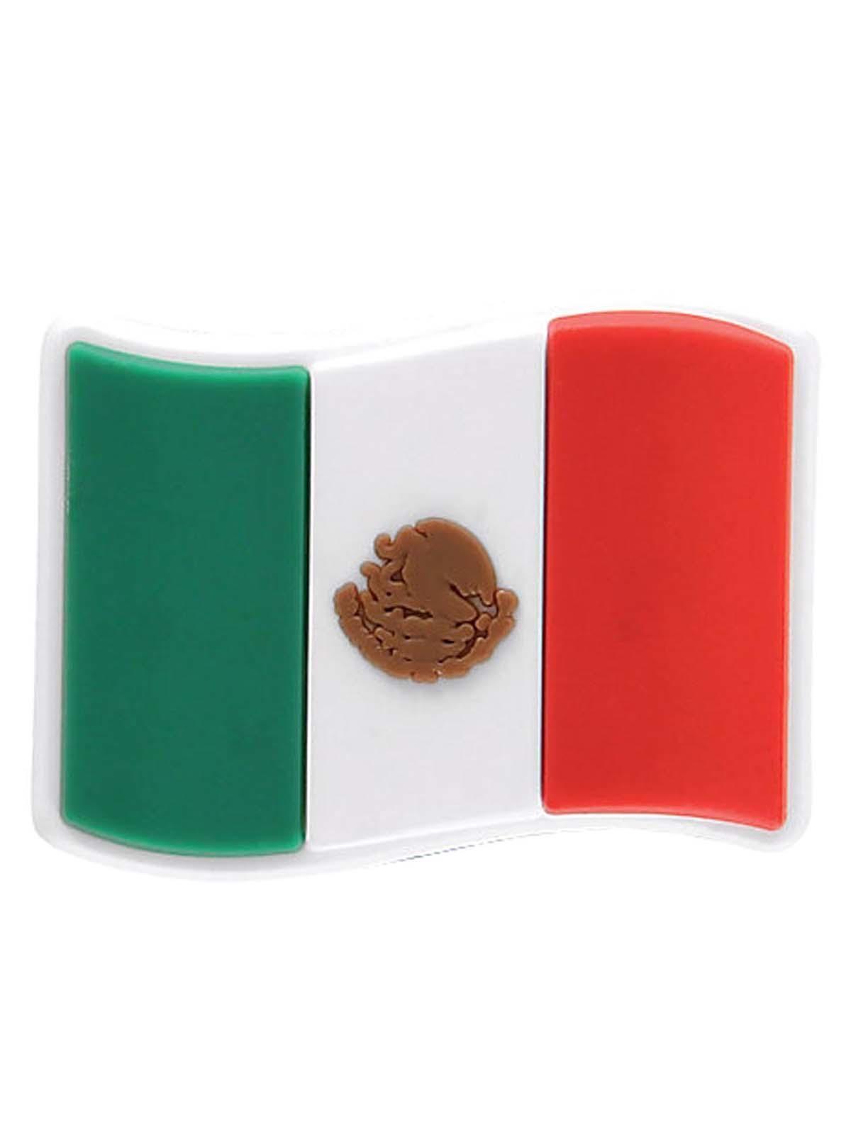 Jibbitz Crocs Bandera De México Blanco-0