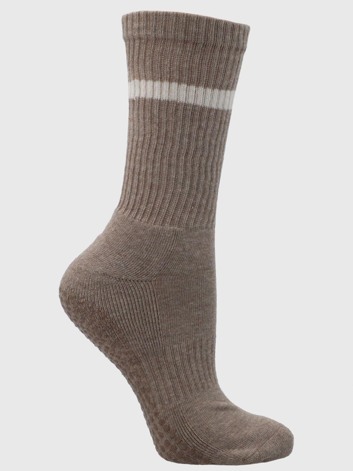 Calcetines 2 Pack Crew Grip Beige-4