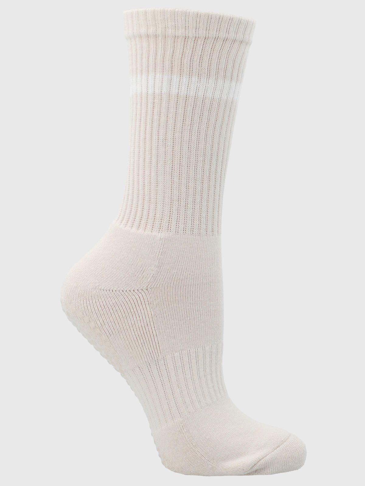 Calcetines 2 Pack Crew Grip Beige-1
