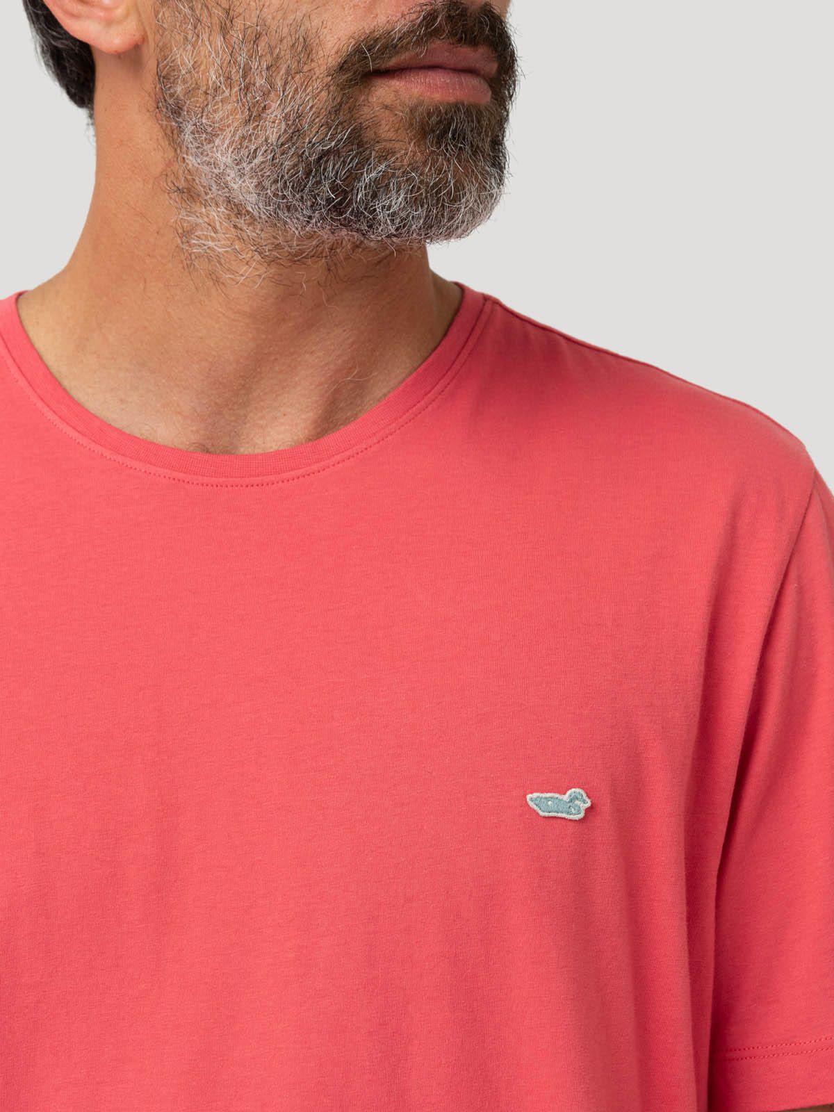 Polera Algodón Orgánico Hombre Basic Rosado-6