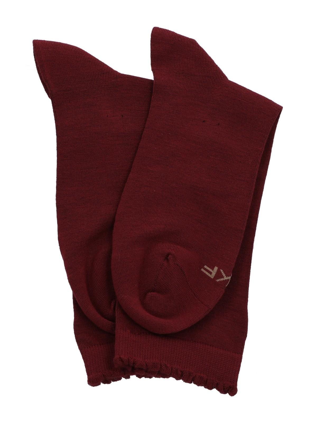 Calcetín Bambú Mujer C St Duckembr Rojo-2