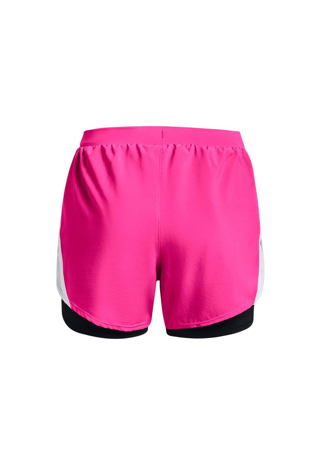 Short Running 2 En 1Fly By 2 Fucsia Mujer-1