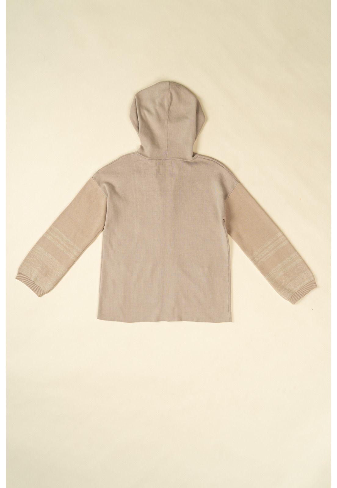 Polerón Algodón Orgánico Mujer Grace Café-1