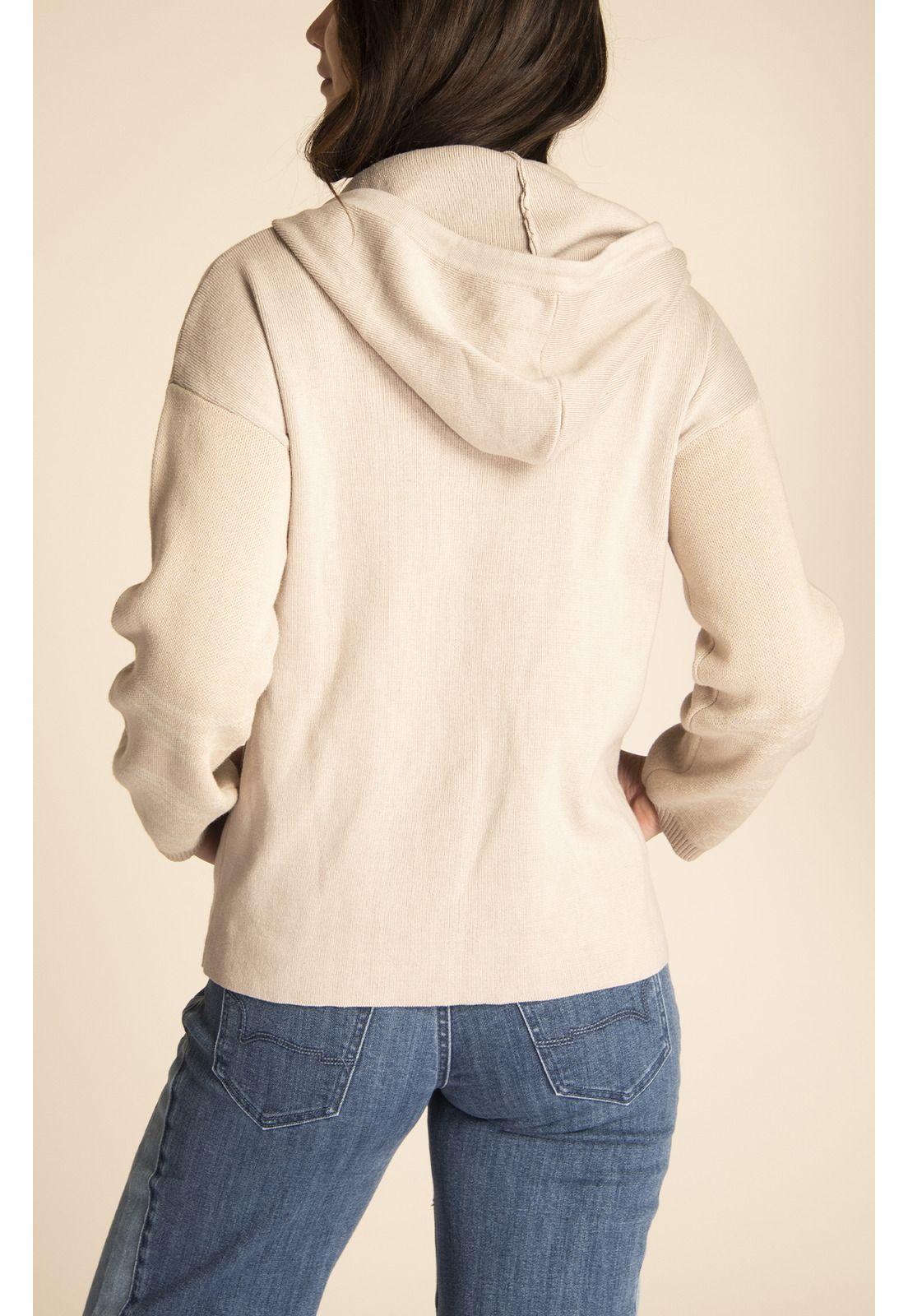 Polerón Algodón Orgánico Mujer Grace Café-7