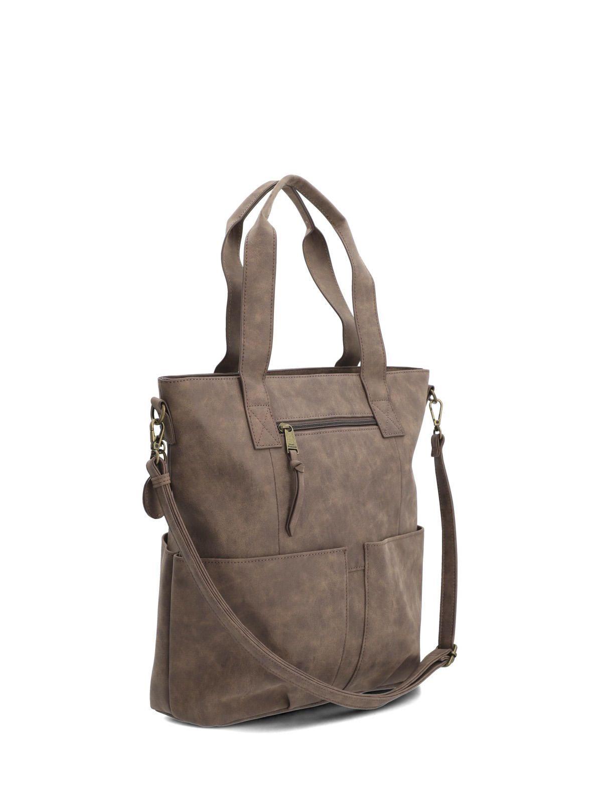 Cartera Ecocuero Mujer Denver Tote Café-2