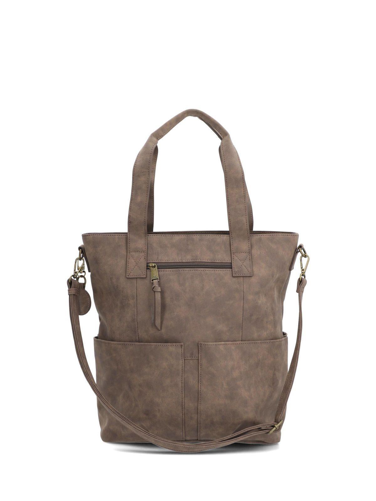 Cartera Ecocuero Mujer Denver Tote Café-3