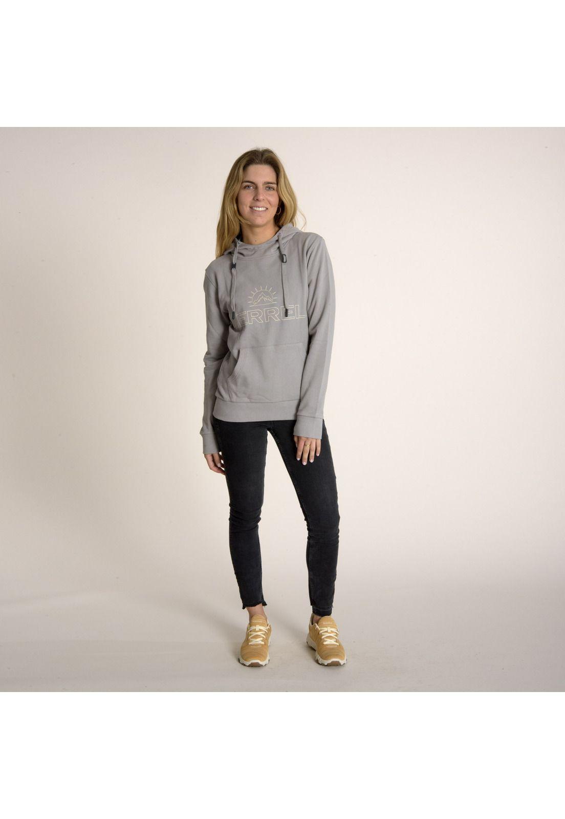 Poleron Mujer W Merrell Pull Over Gris-4