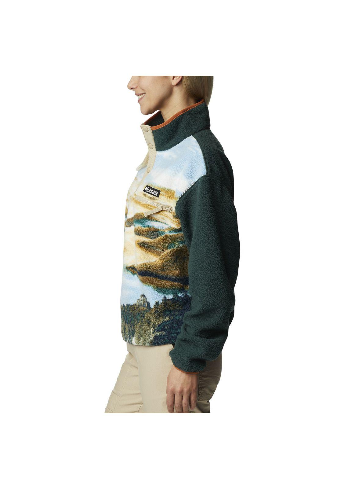 Polar Mujer Helvetia Half Snap Verde-4