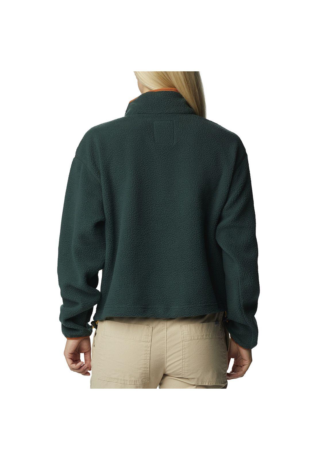 Polar Mujer Helvetia Half Snap Verde-5