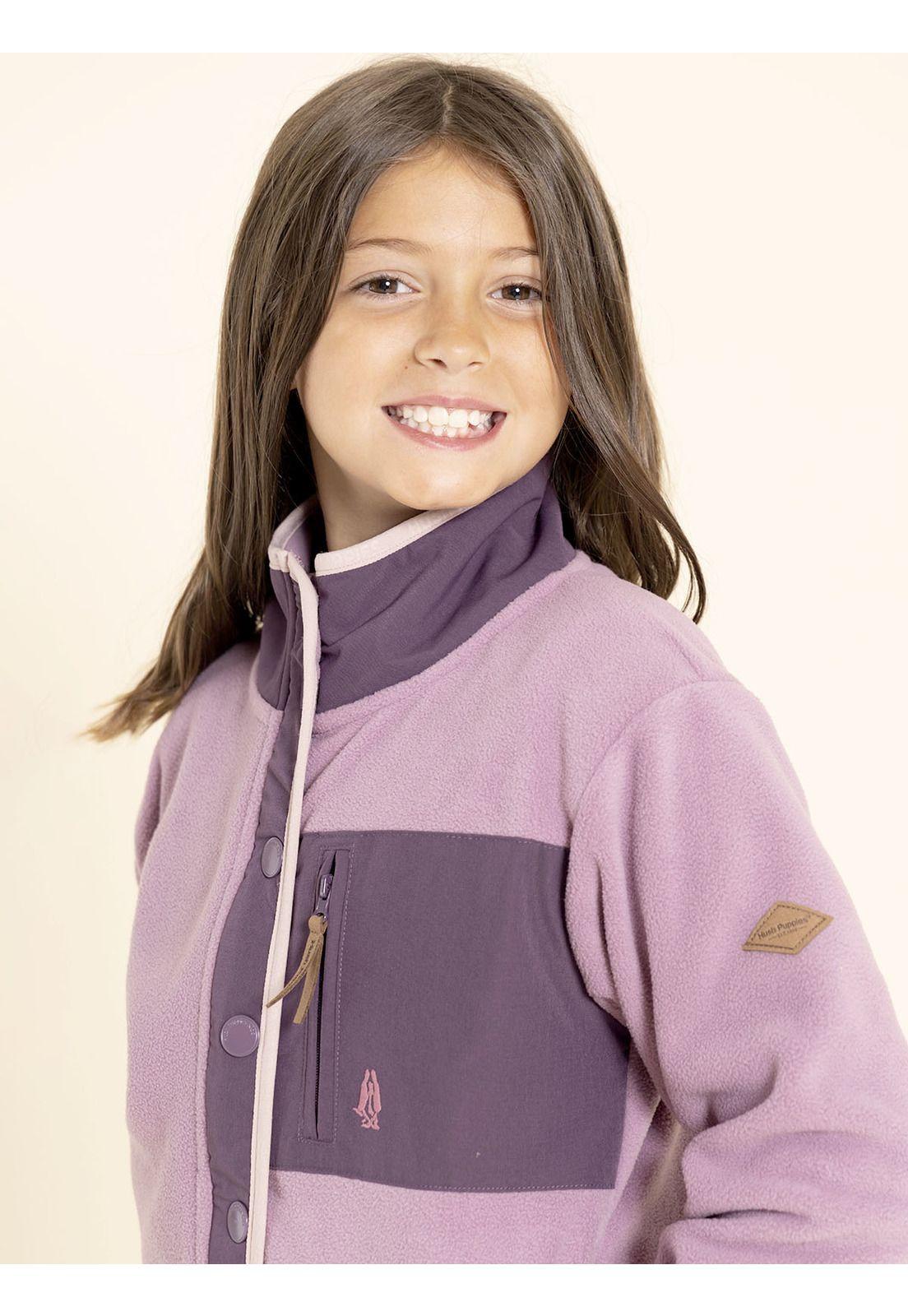 Polar Shaggy Niña Morado-1