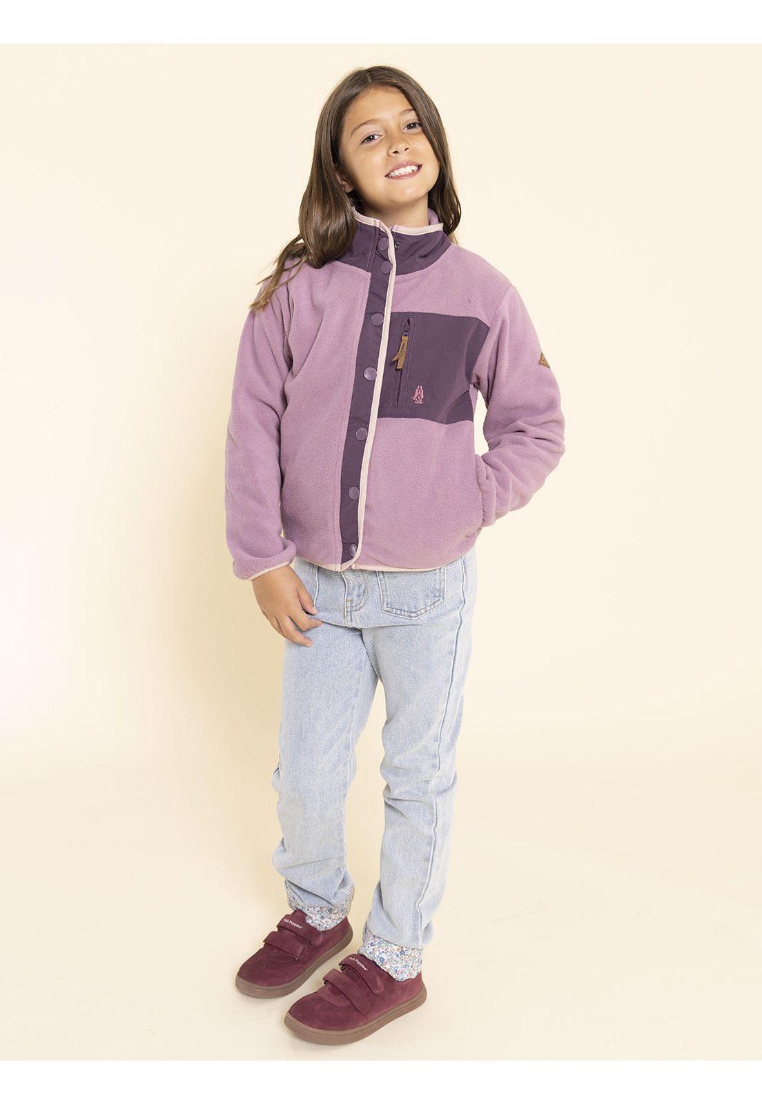 Polar Shaggy Niña Morado-4