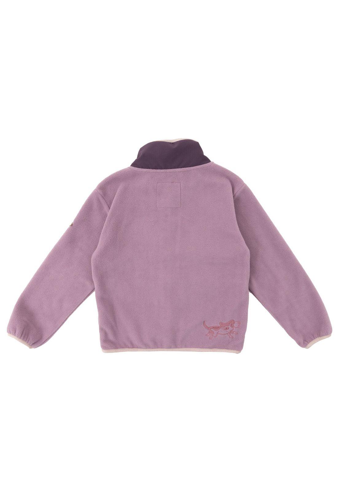 Polar Shaggy Niña Morado-5