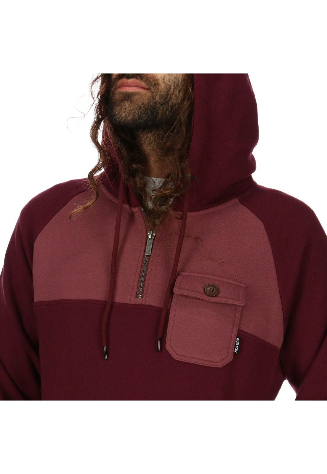 Poleron Hombre Boreal Hood Dark Melange-3