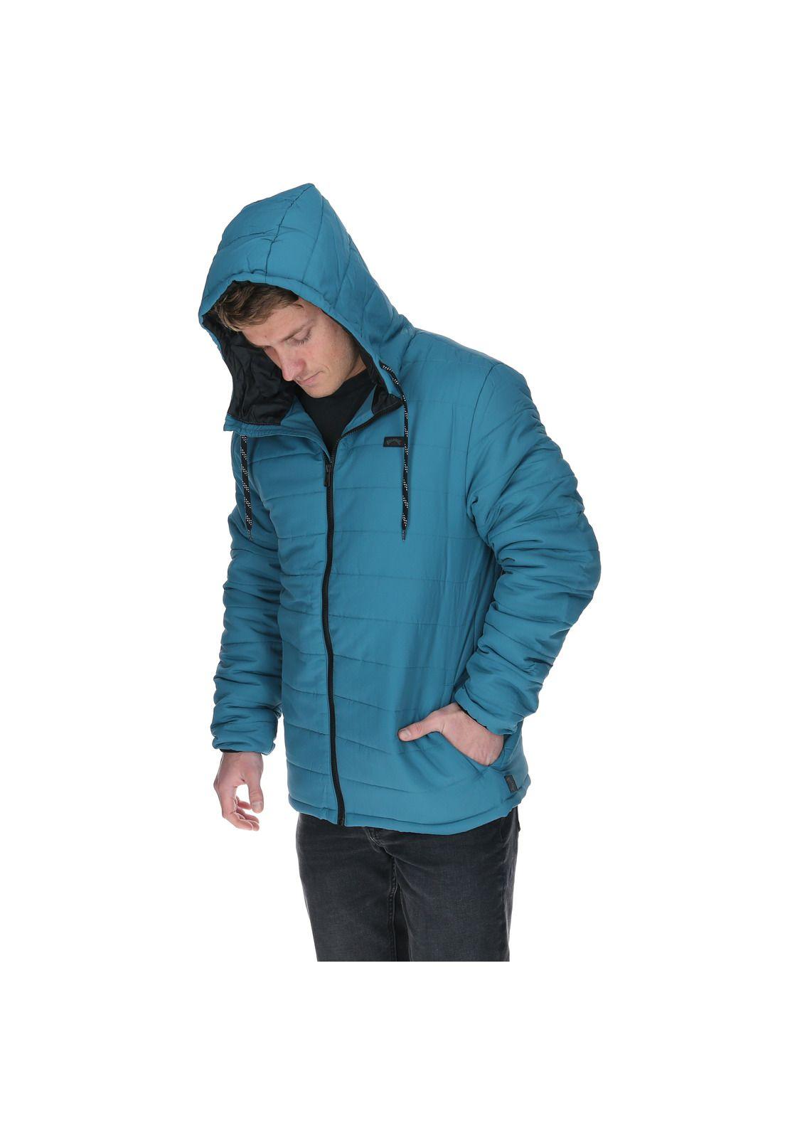 Parka Hombre Daily Puffer Celeste-5