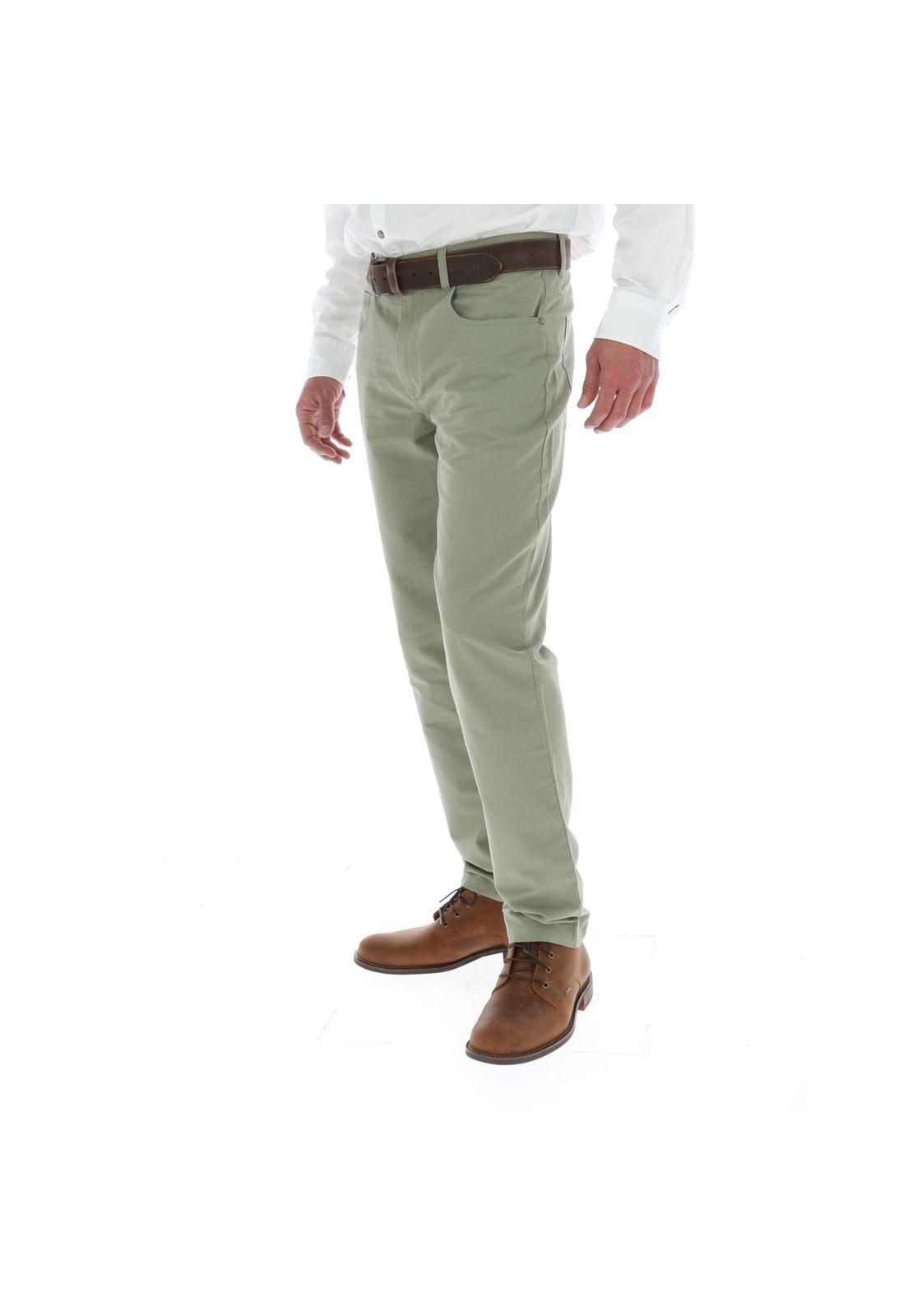 Pantalon Algodón Kabul Verde Hombre Rockford-0