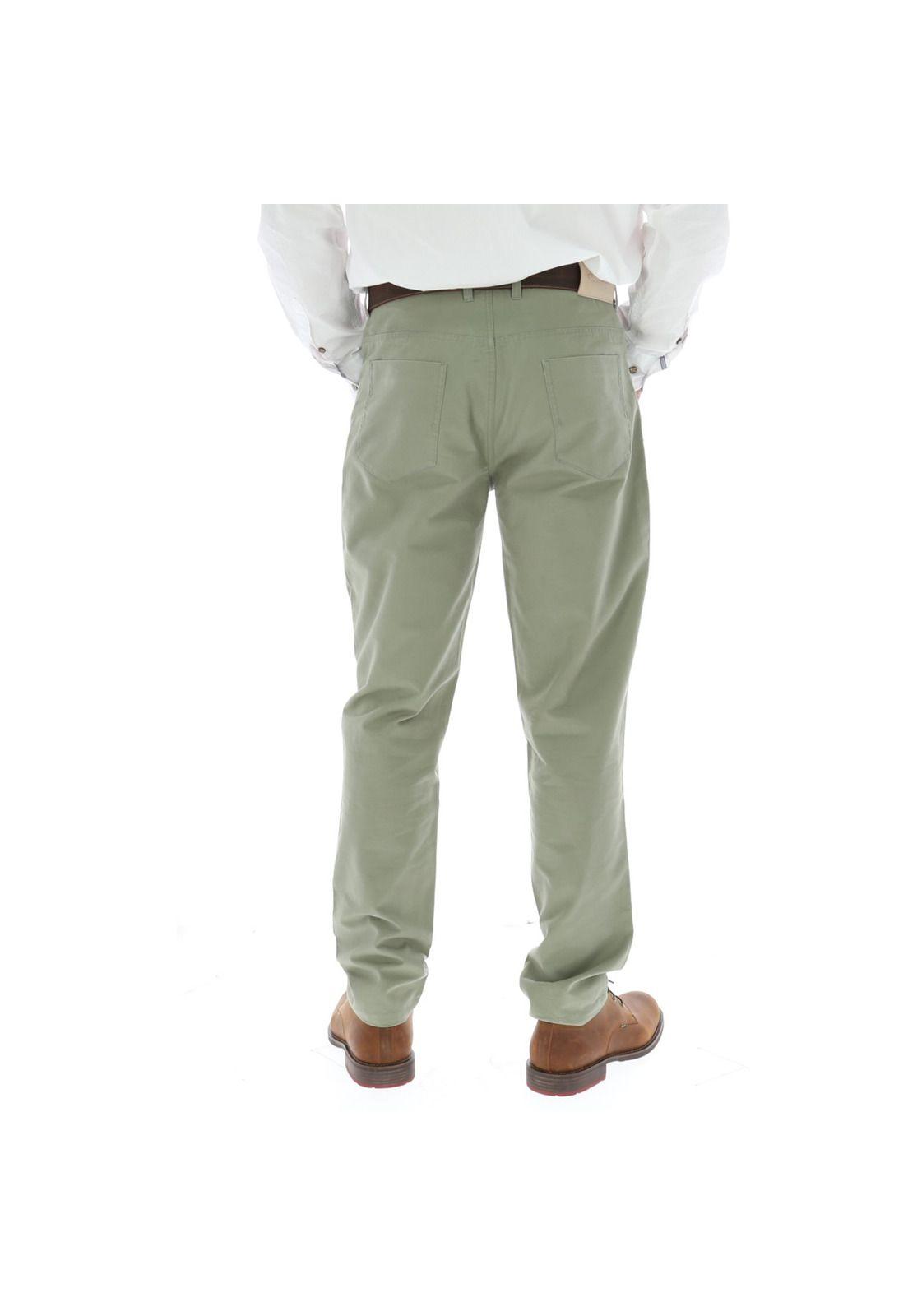 Pantalon Algodón Kabul Verde Hombre Rockford-1