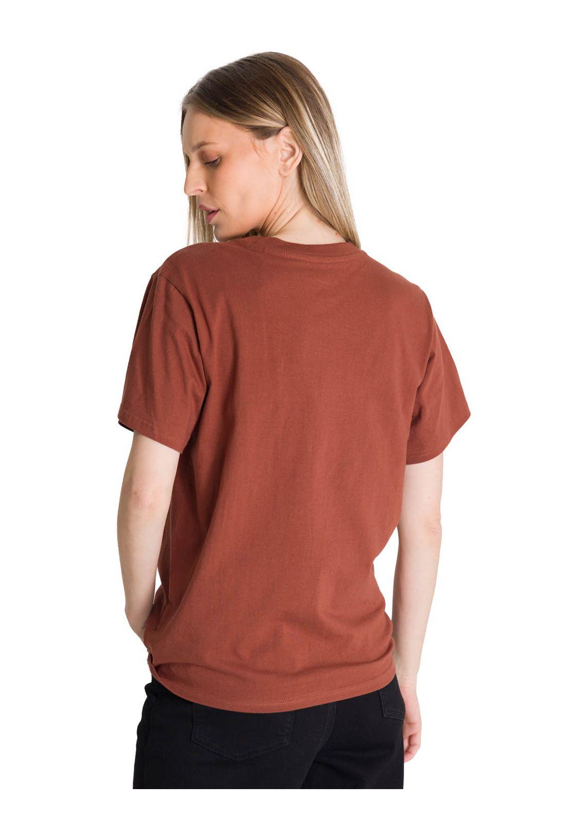 Polera Manga Corta Mujer Diseño Ladrillo-3