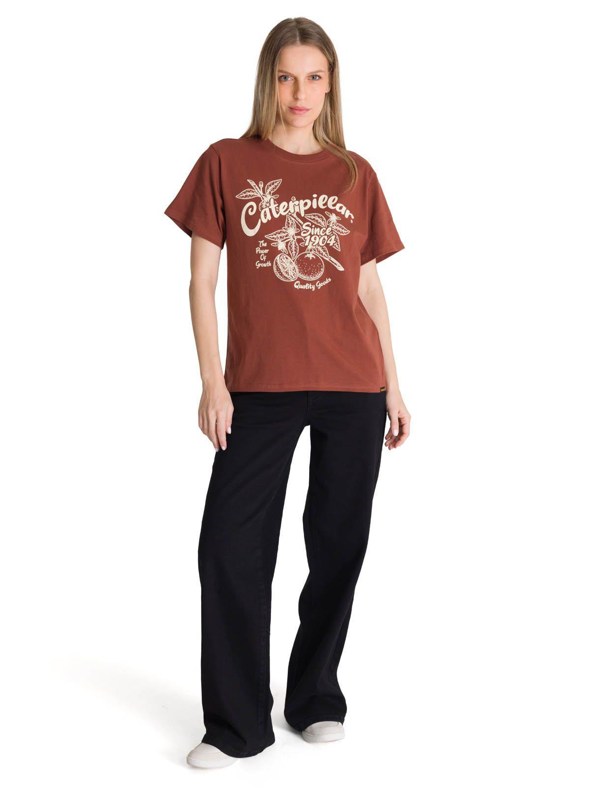 Polera Manga Corta Mujer Diseño Ladrillo-5