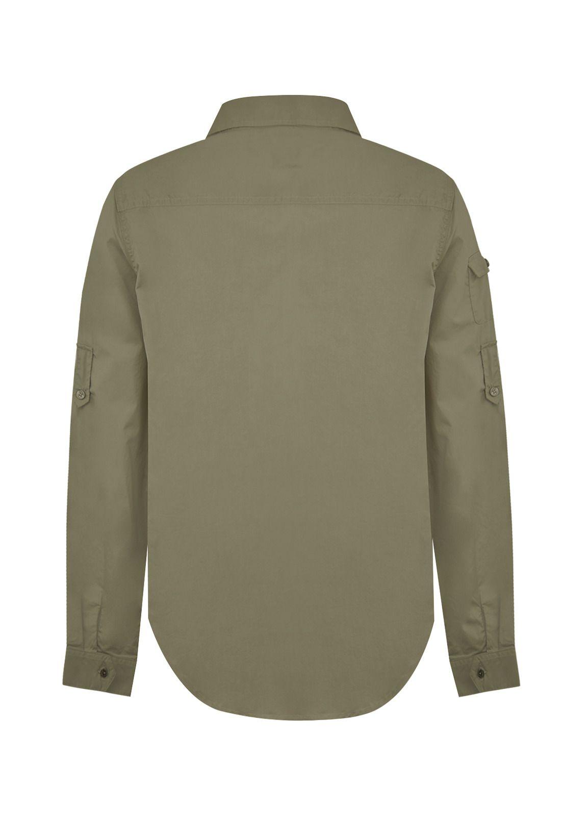 Blusa Algodón Orgánico Oliva Coop Mujer -1