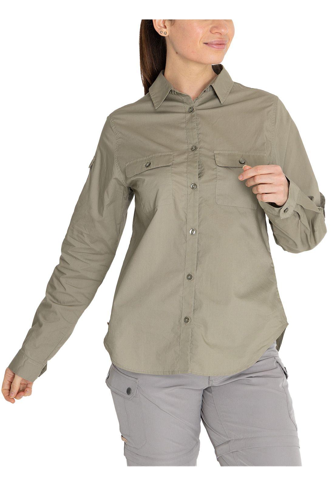 Blusa Algodón Orgánico Oliva Coop Mujer -4