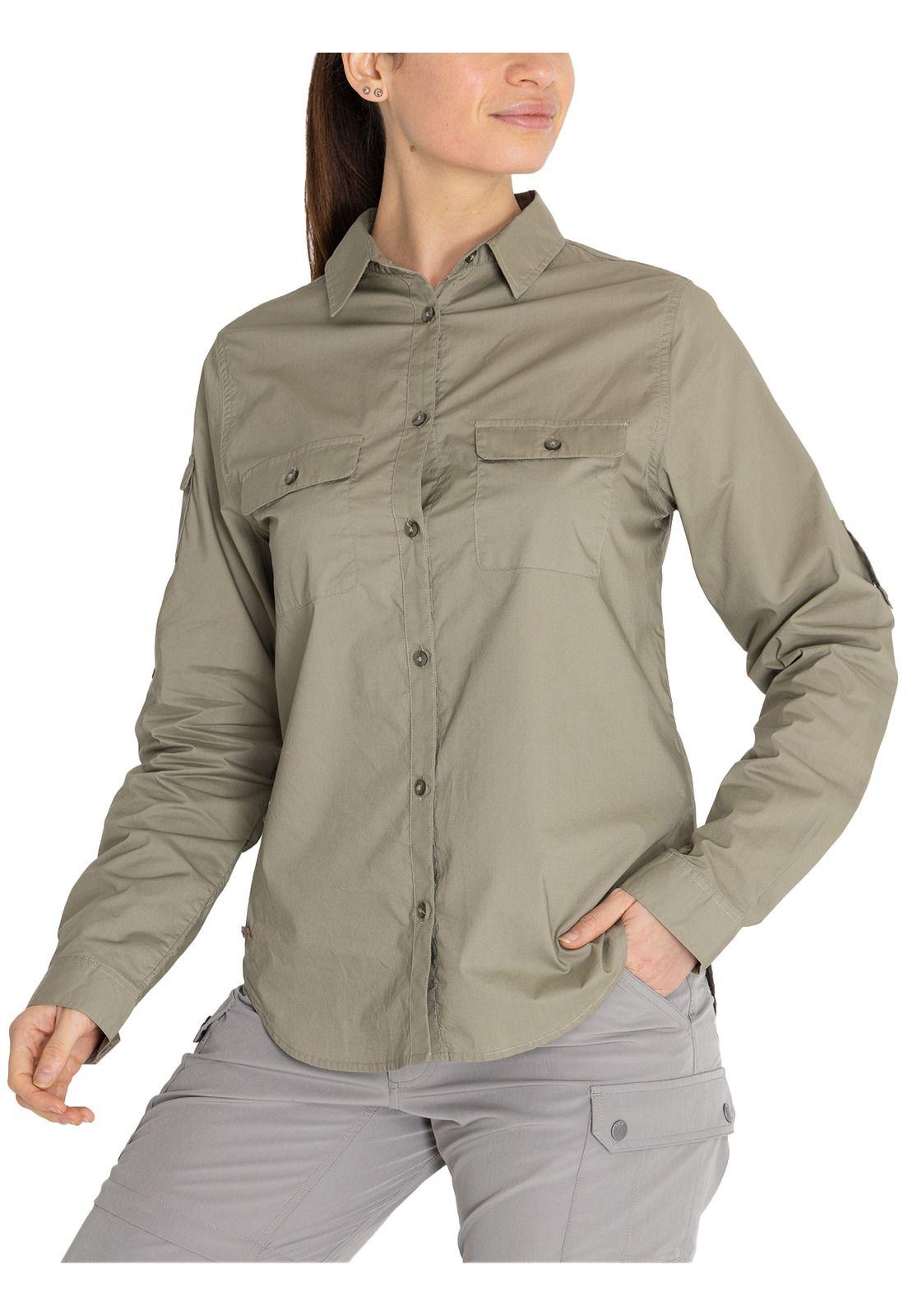 Blusa Algodón Orgánico Oliva Coop Mujer -5