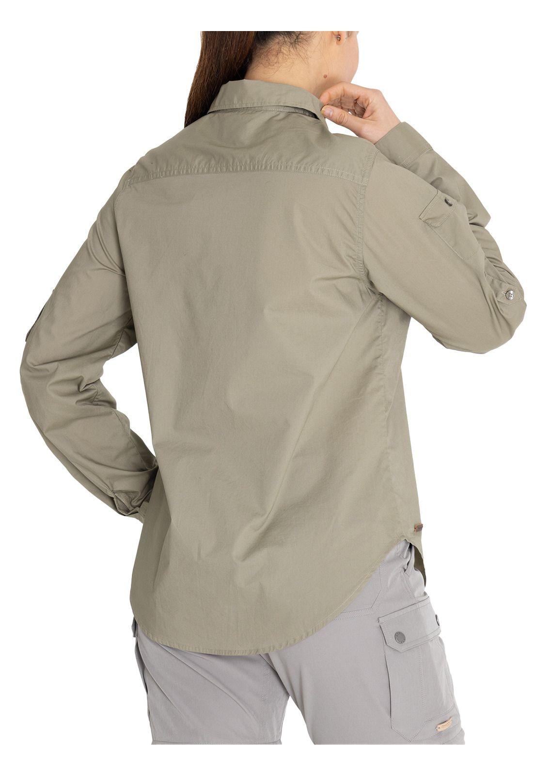 Blusa Algodón Orgánico Oliva Coop Mujer -6