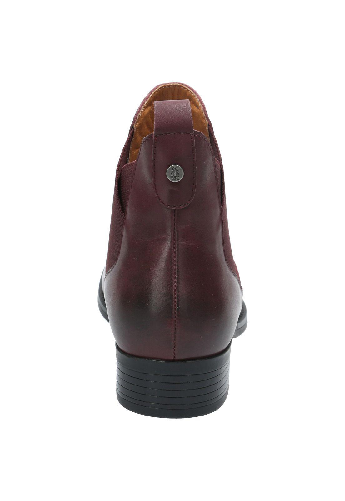 Botin Cuero Mujer Damaris Rojo-6
