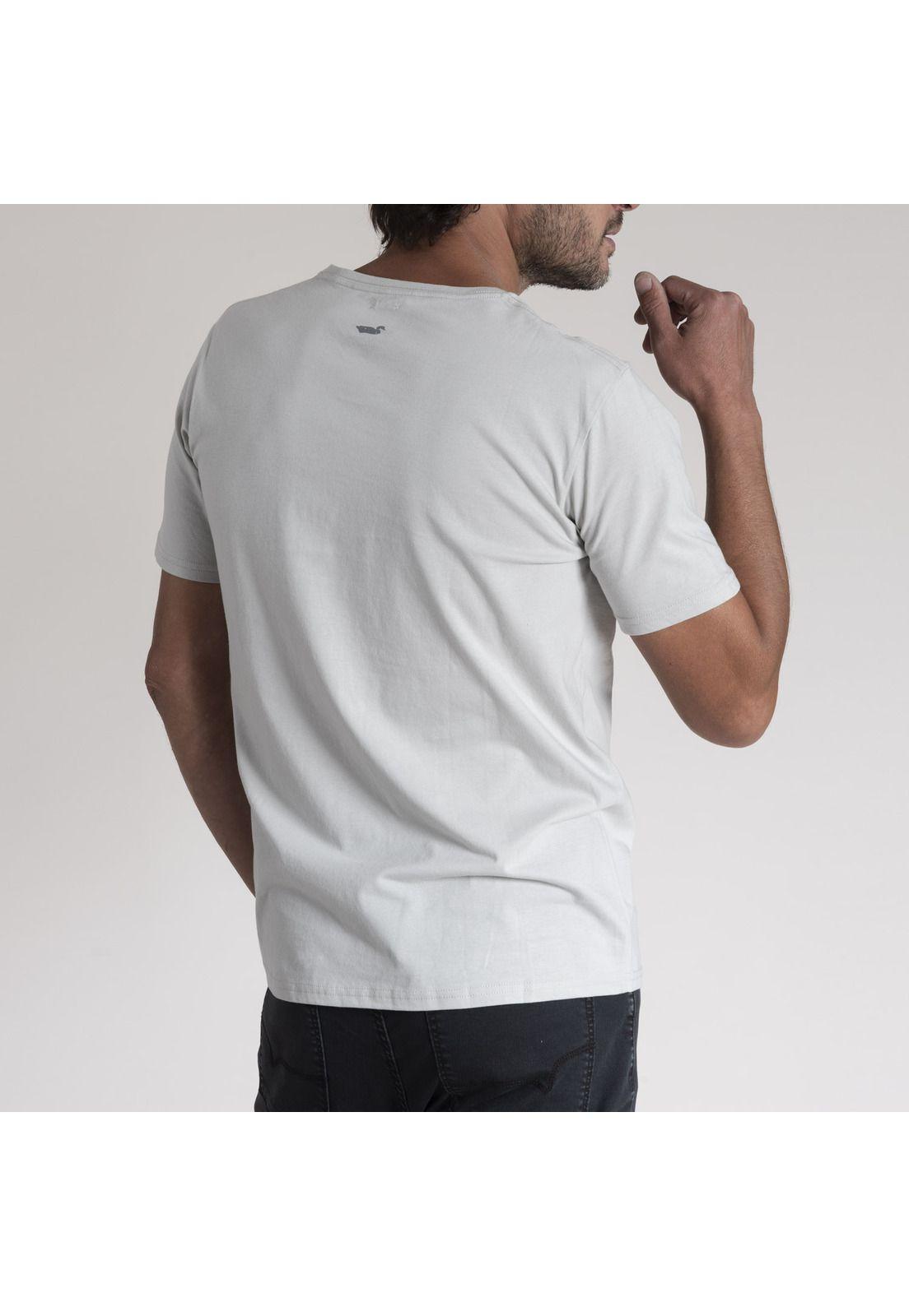 Polera Hombre Algodón Organic Gris-2