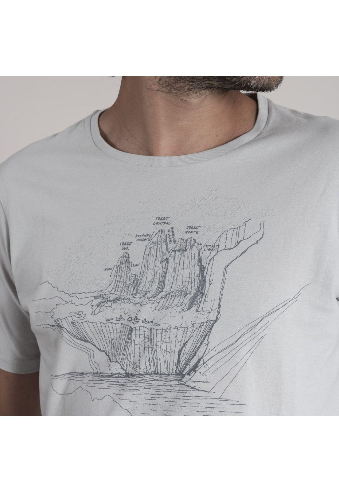 Polera Hombre Algodón Organic Gris-3