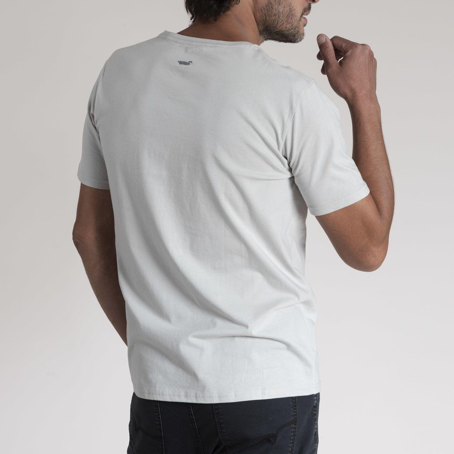 Polera Hombre Algodón Organic Gris-2