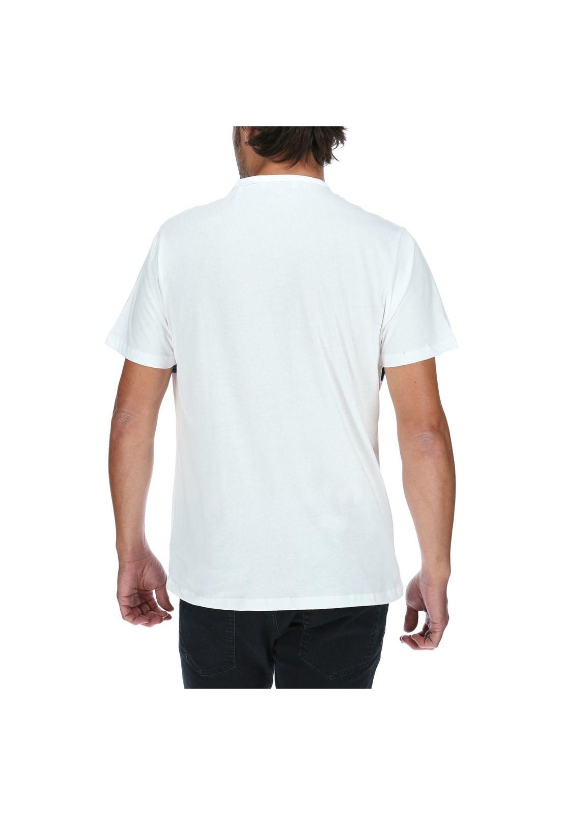 Polera Mc Hombre Colorblock Pocket Tee Blanco-2