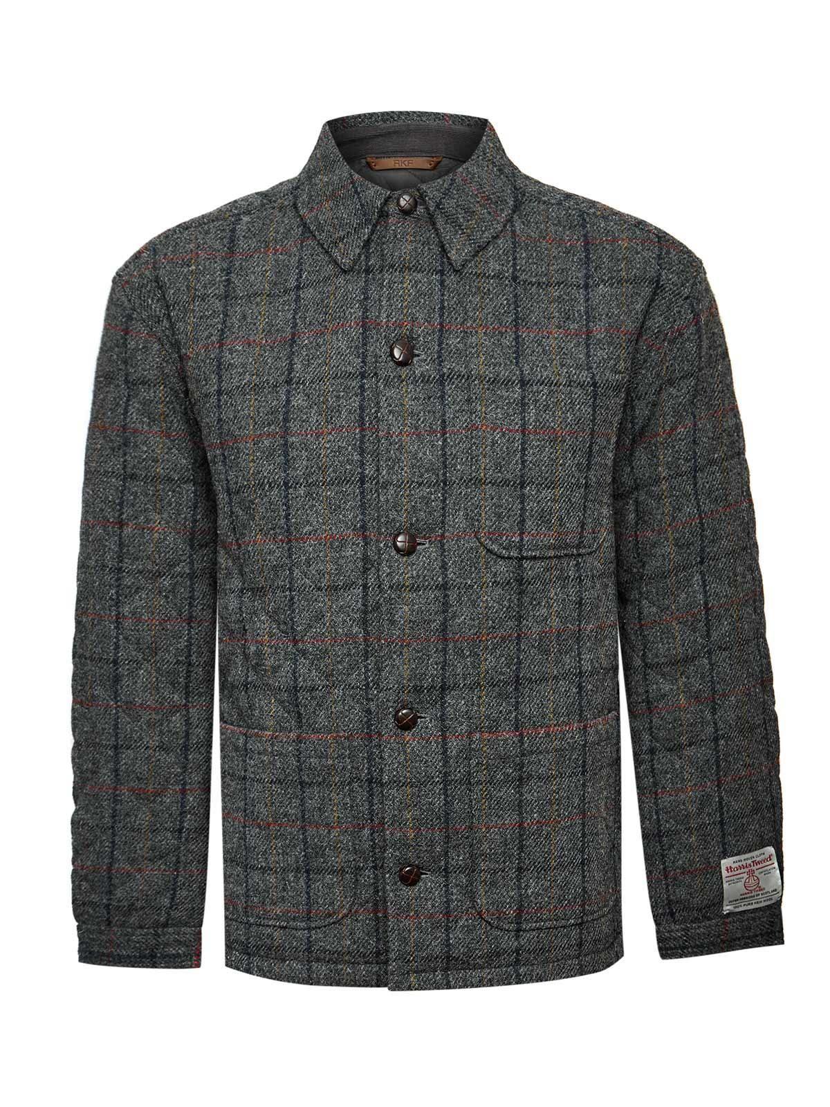 Chaqueta Lana Hombre Harris Gris Rockford-0