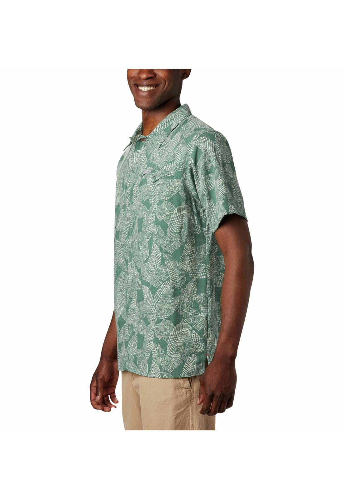 Camisa Hombre Lakeside Trail Verde-1