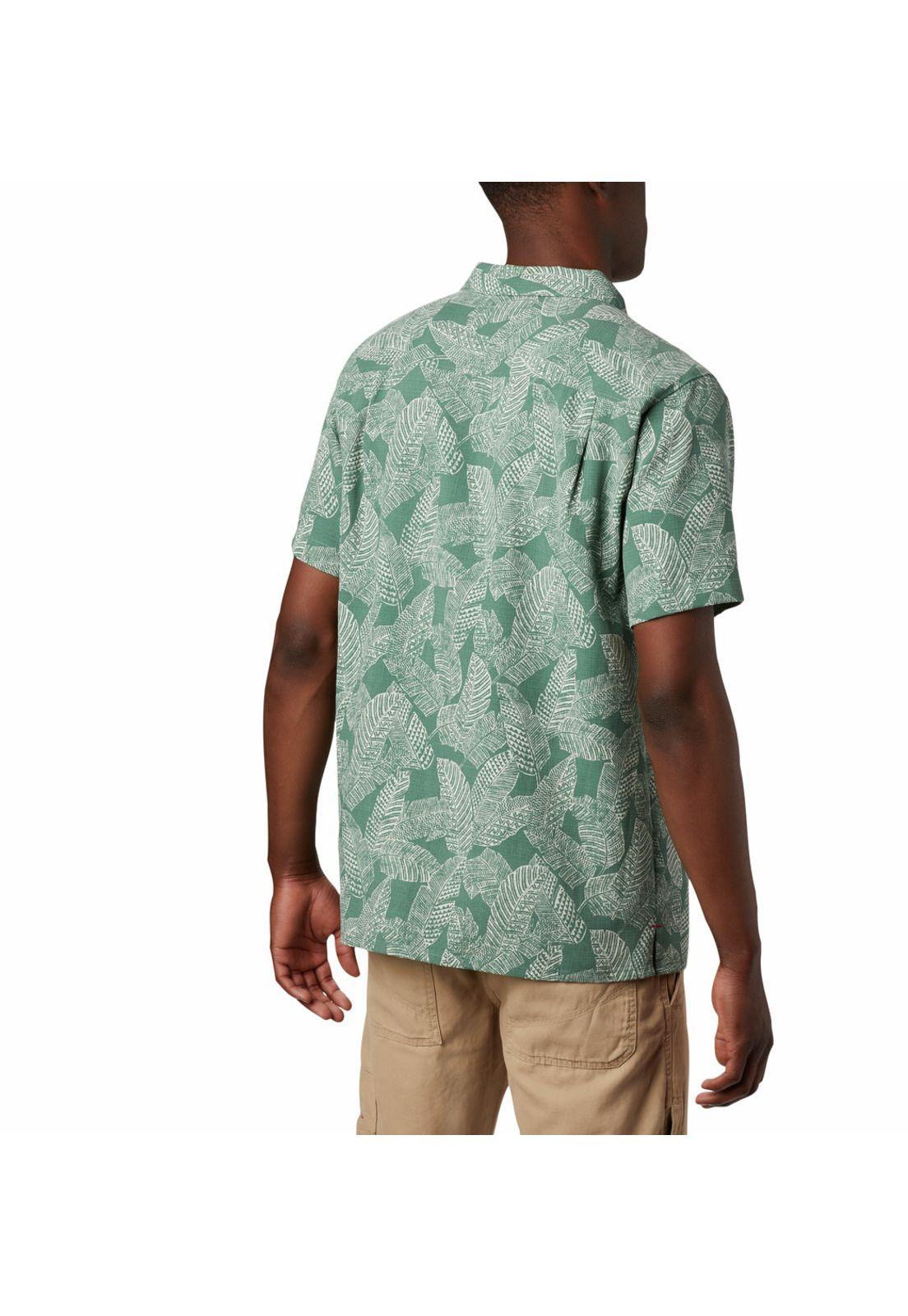 Camisa Hombre Lakeside Trail Verde-2