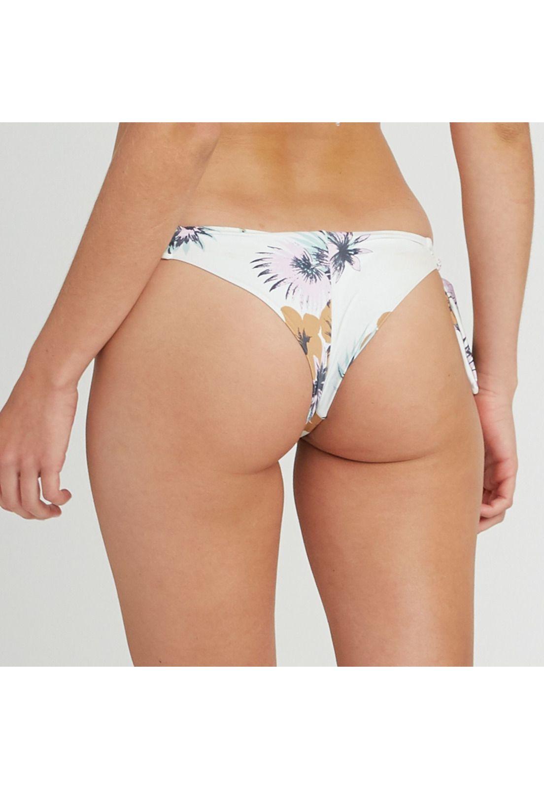 Bikini Calzon Femenino Romeo Floral Cheeky Crema-1