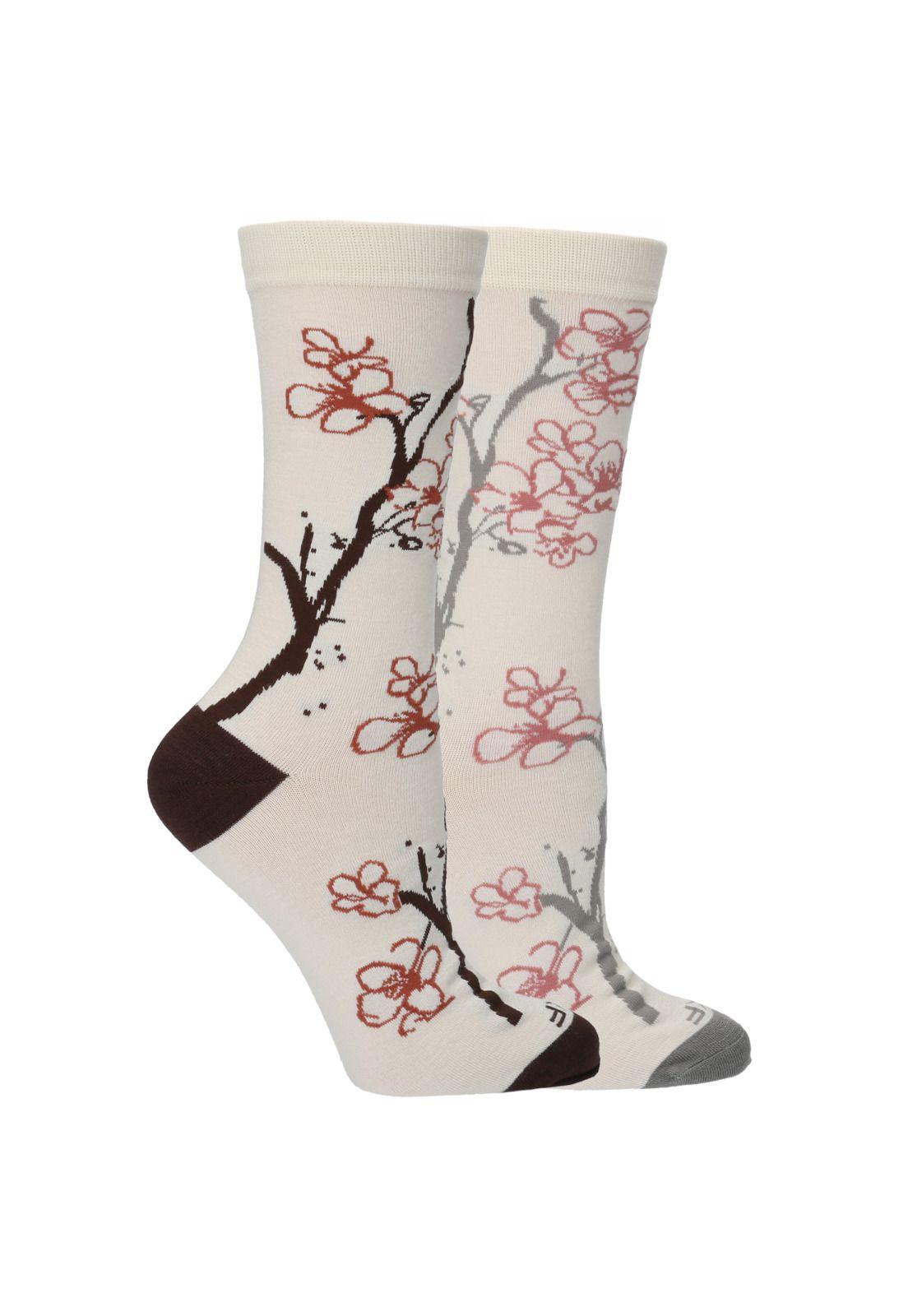 Pack Calcetín Bambú Mujer Flower Multicolor-0