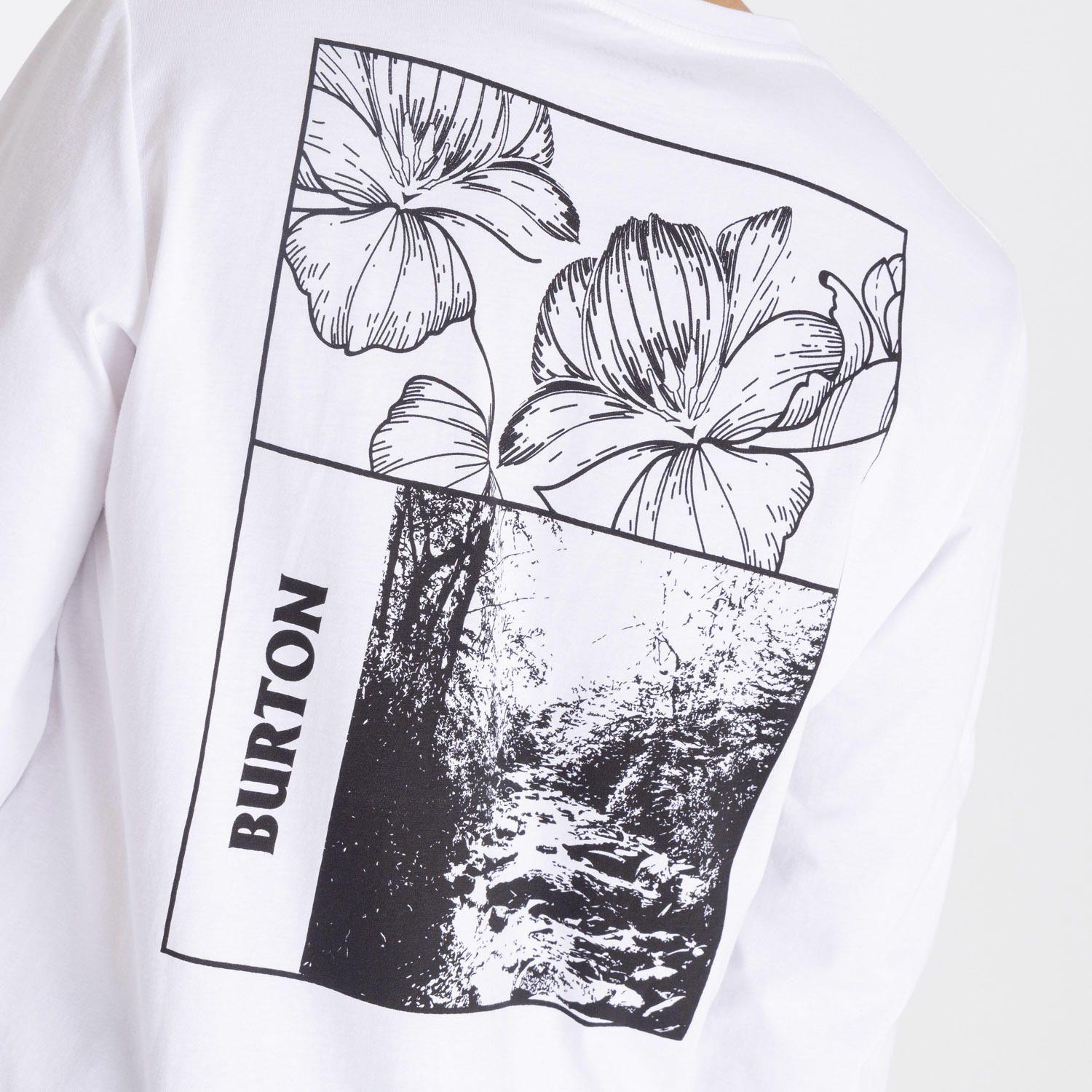 Polera Manga Larga Forager Ii Blanco Hombre-3