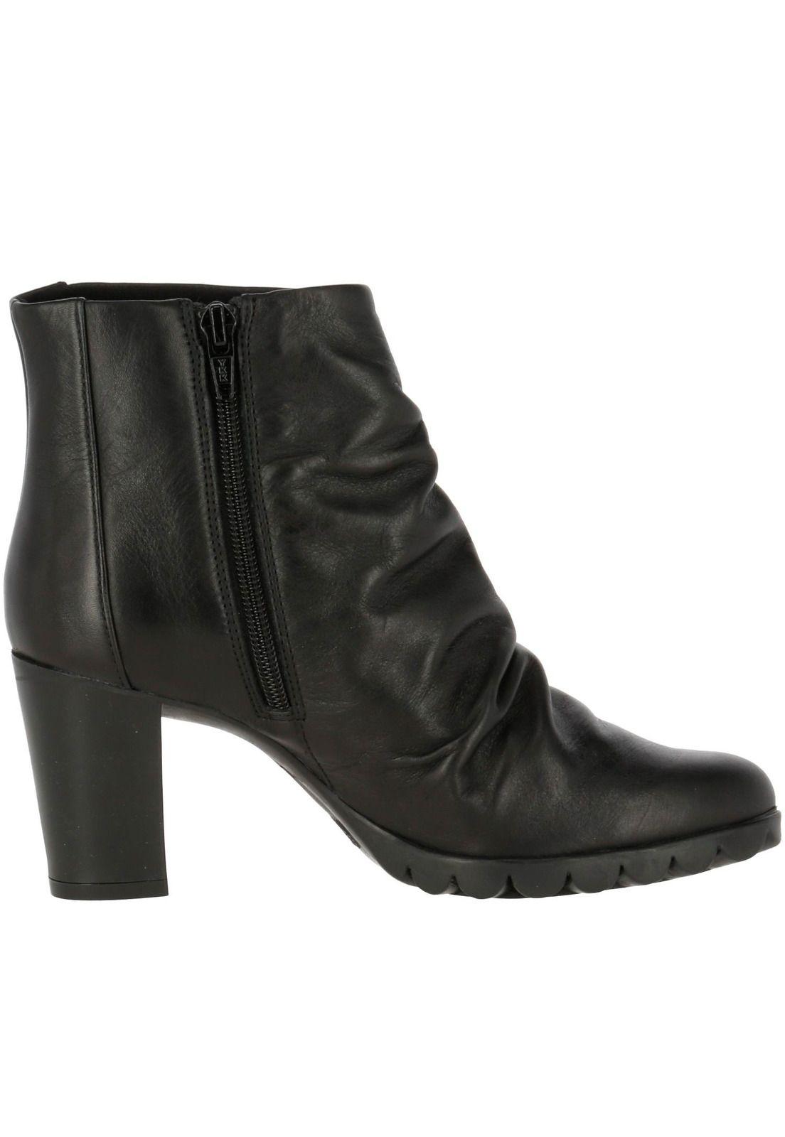 Botin Mujer Cuero Redip Negro-3